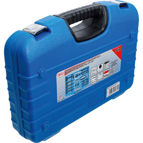 BGS Technic Grundloch Innenlager Abzieher Satz im blauen Koffer