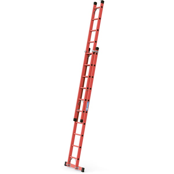 Zarges Vollkunststoff-Schiebeleiter Everest EFA 2E 2x10 Sprossen