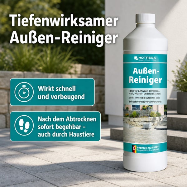 HOTREGA Außen-Reiniger 1 Liter Konzentrat