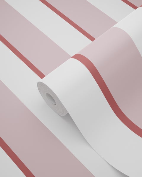 Tapetenrolle mit Streifenmuster