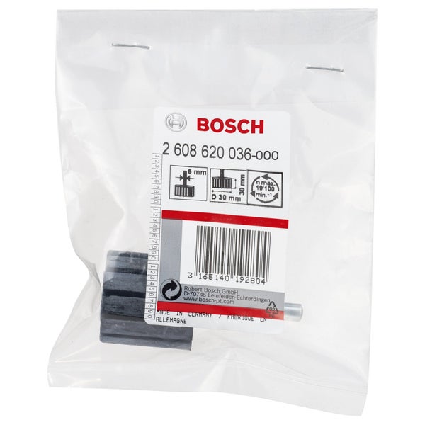 Bosch Aufnahmeschaft für Schleifhülsen, 19 100 max/min, 6 mm, 30 mm, 30 mm -2608620036