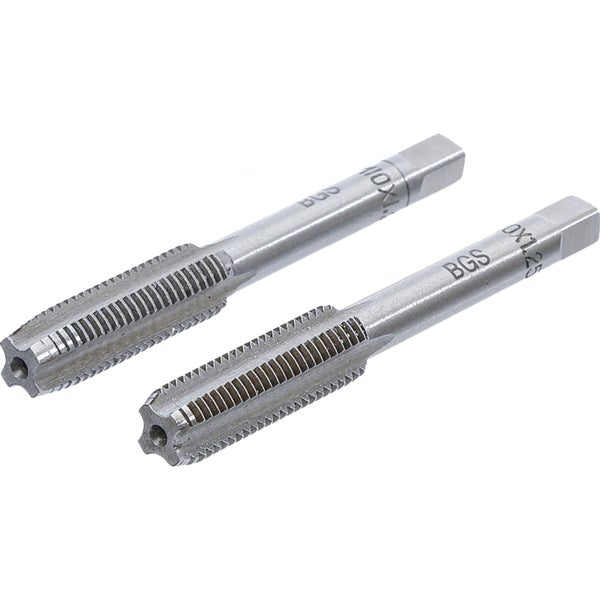 BGS Gewindebohrer Vor- und Fertigschneider M10 x 1,25 2tlg. - 1900-M10X1.25-B