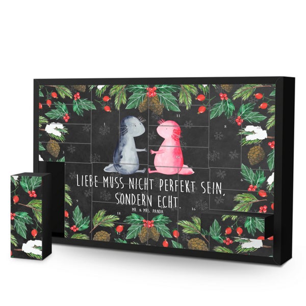 Mr. & Mrs. Panda Befüllbarer Adventskalender Axolotl Liebe - Schwarz