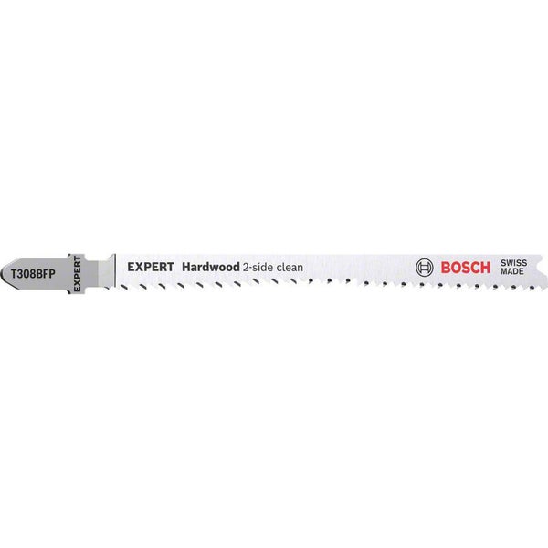Bosch EXPERT Hardwood 2-side clean T308BFP Stichsägeblatt, 2 Stück - 2608901714