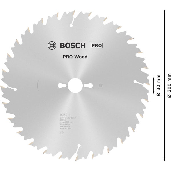 Bosch Pro Holzsägeblatt, 300 Millimeter Durchmesser