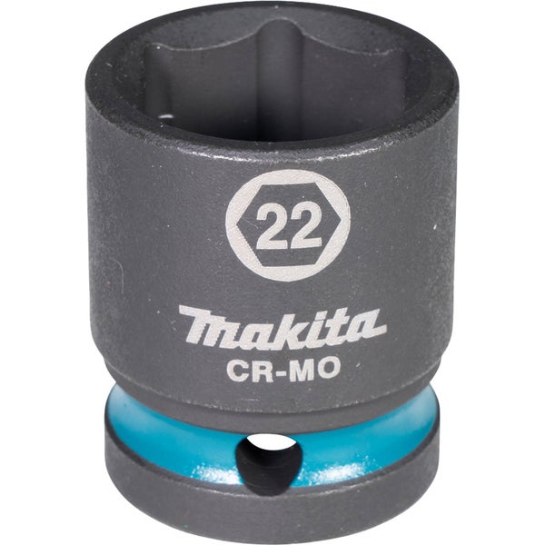 Makita E-16184 Steckschlüssel 1/2 SW22 Impact Black kurz