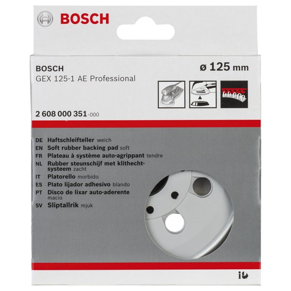 Bosch GEX 125-1 AE Professional Schleifteller weich Durchmesser 125 Millimeter
