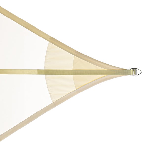 Sonnensegel Wasserdicht Ivory Quadrat 400x400 Cm - Maanta® Ez Breez