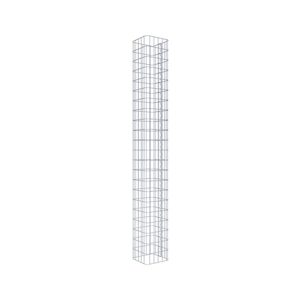 Gabionensäule 27 x 27 cm, MW 5 x 10 cm eckig - Höhe: 2,20 m