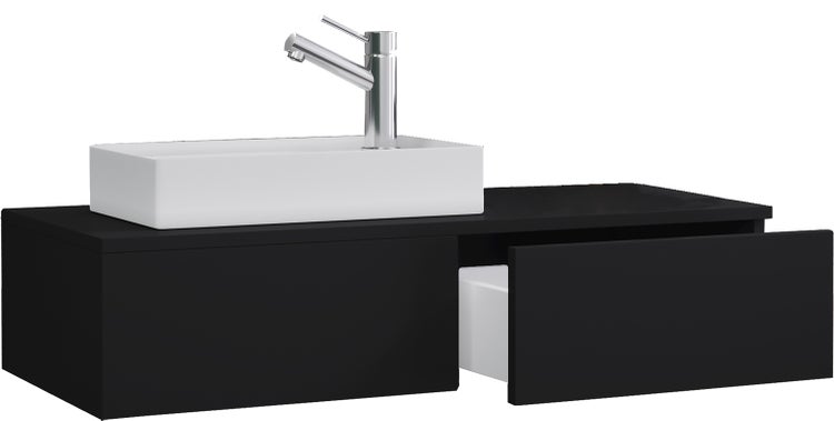 2-tlg. Gäste WC Waschplatz Waschtisch schmal Gudas