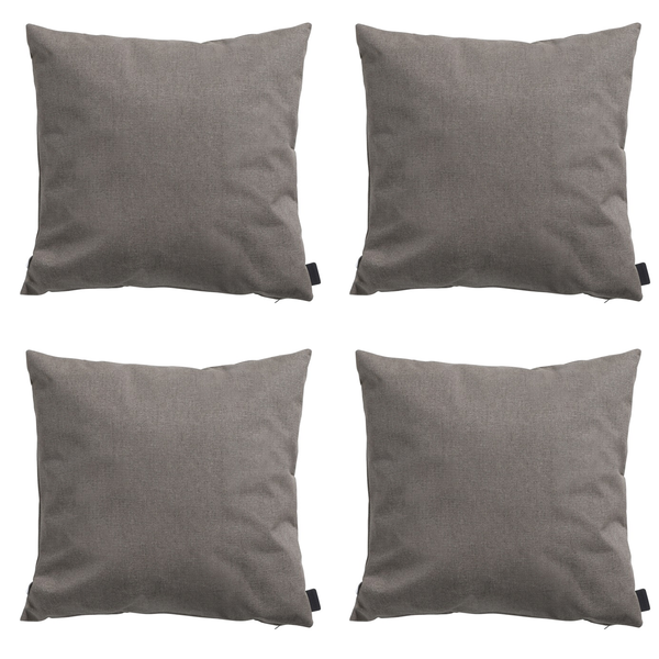 Dekokissen Oxford taupe - Ca. 45x45 cm - 4er-Set