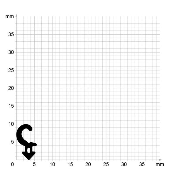 DIWARO. | Lippendichtung LP014 | grau | 5 Meter