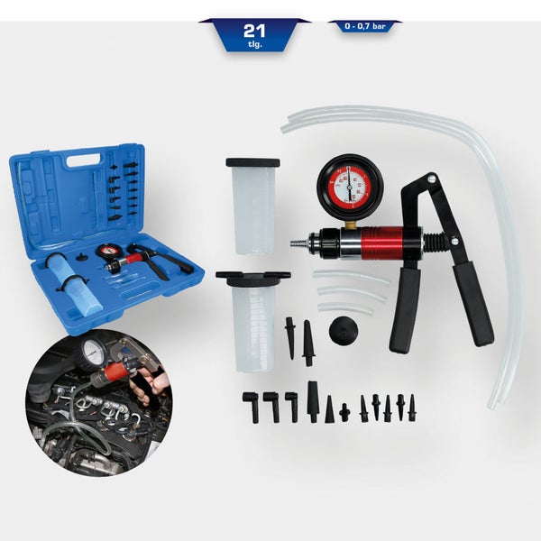 BRILLIANT TOOLS Vakuum-Druckpumpen-Satz 21tlg. - BT581500