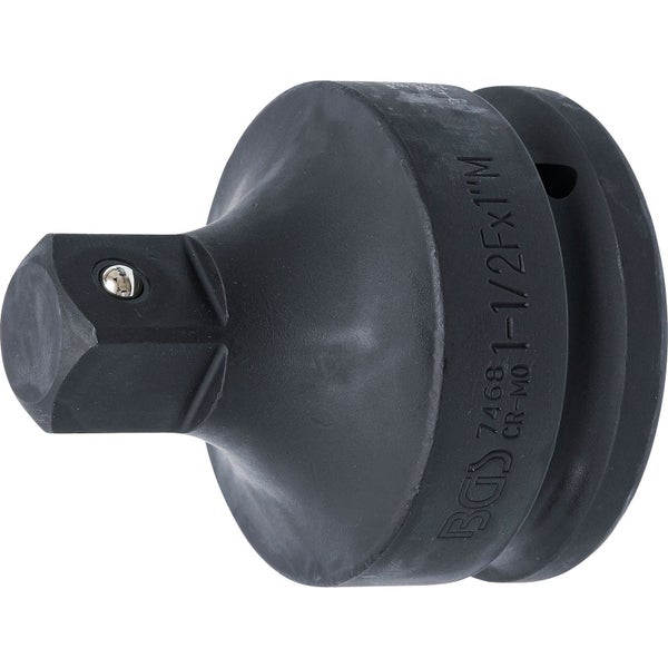 BGS Kraft-Steckschlüssel-Adapter Innenvierkant 38 mm (1-1/2) - Außenvierkant 25 mm (1) - 7468