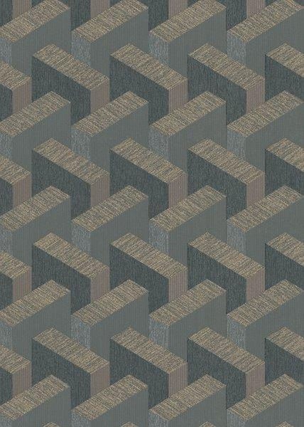 Erismann Tapete 3D-Muster Beige - 53 cm x 10.05 m - 662103