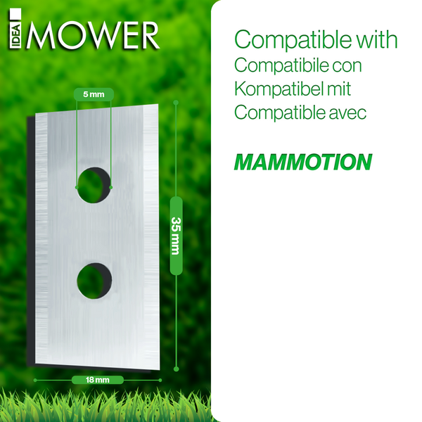 Messer für Mähroboter, 35 Millimeter lang