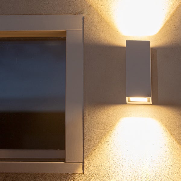 Moderne Wandleuchte weiß GU10 AR70 IP54 - Baleno II
