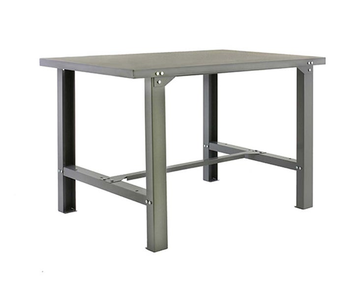 PROREGAL Werkbank Buffalo Metal HxBxT 83 x 150 x 73 cm Traglast 600 kg Grau