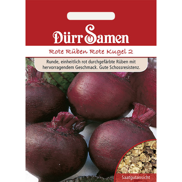 Rote Rüben Rote Kugel Saatgut von Dürr Samen