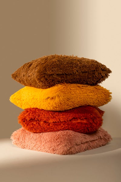 Kissenhülle Fluffy - Orange 45x45 cm