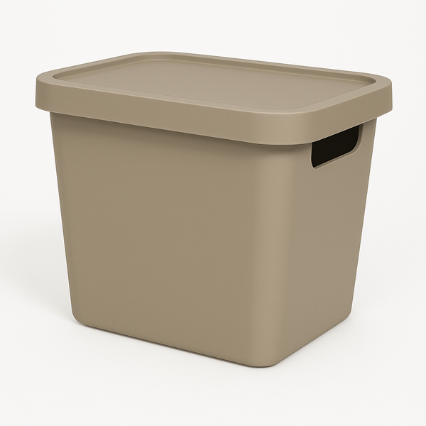 Aufbewahrungsbox aus Kunststoff mit Deckel