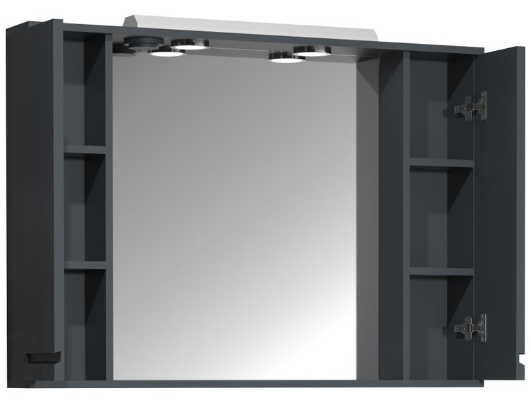 Spiegelschrank Bad Spiegel Beleuchtung Silora XL