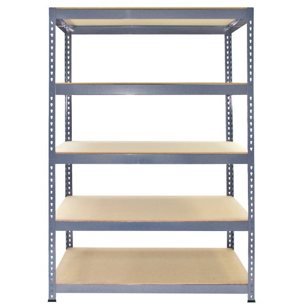 10 x Q-Rax Lagerregal Regal 180cm H x 120cm L x 50cm B Grau