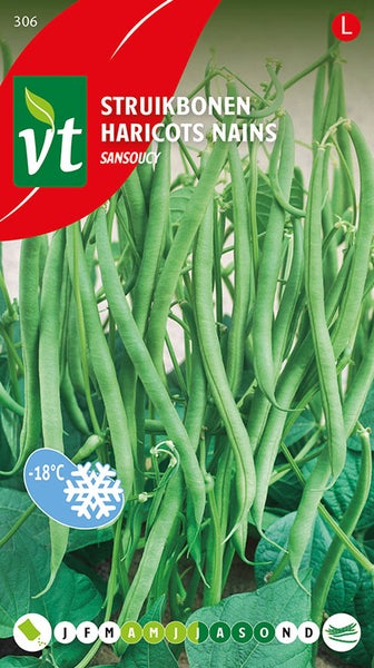 Buschbohnen Sanssoucy Saatgut Packung