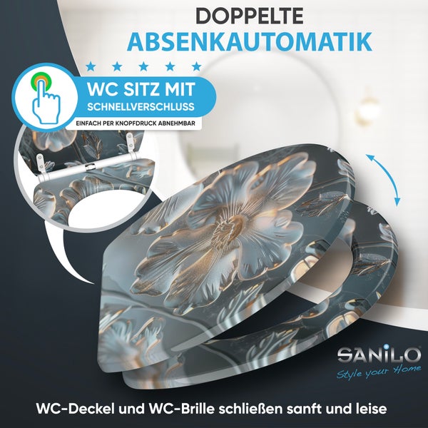 WC-Sitz mit Absenkautomatik & Top Fix Frostia