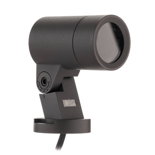 Arcchio Außenleuchte Hemmani (Modern) in Schwarz aus Aluminium (1 flammig, GU10) - Erdspießleuchte außen