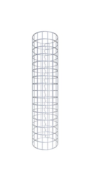 Gabionensäule Durchmesser 27 cm MW 5 x 5 cm rund - Höhe: 80 cm