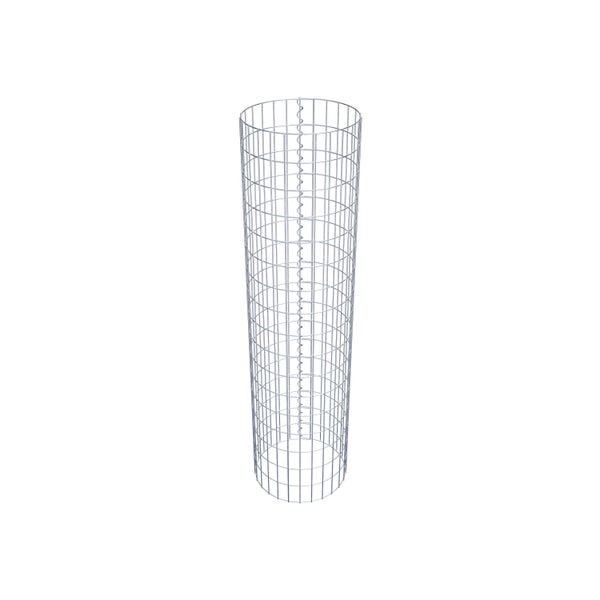 Gabionensäule Durchmesser 42 cm, MW 5 x 10 cm rund - Höhe: 1,70 m
