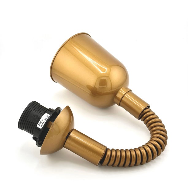 Flexible Wandleuchte mit Fassung