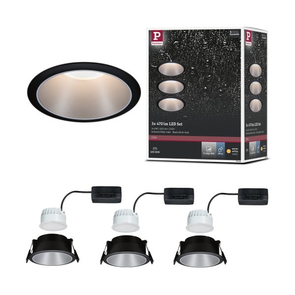 Paulmann Gartenstrahler House Garden Spot aus Aluminium mit Erdspieß inklusive Kabel und Stecker sowie Produktverpackung