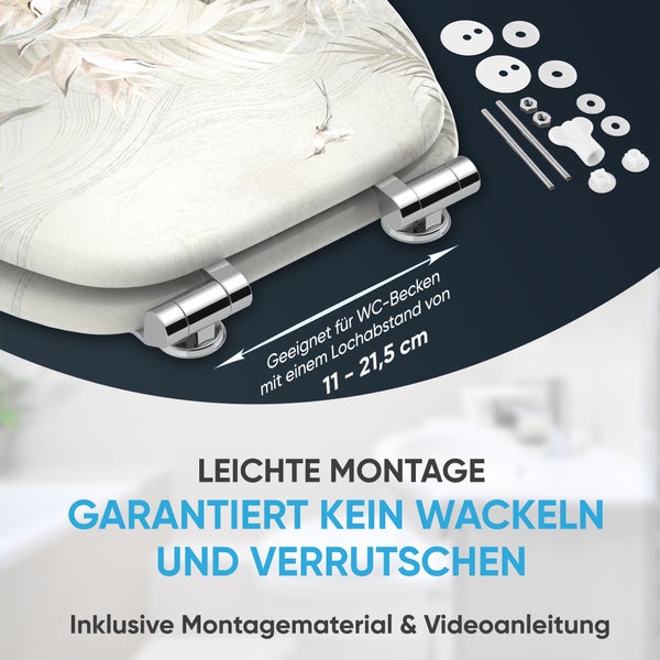 WC-Sitz mit Absenkautomatik Hortus