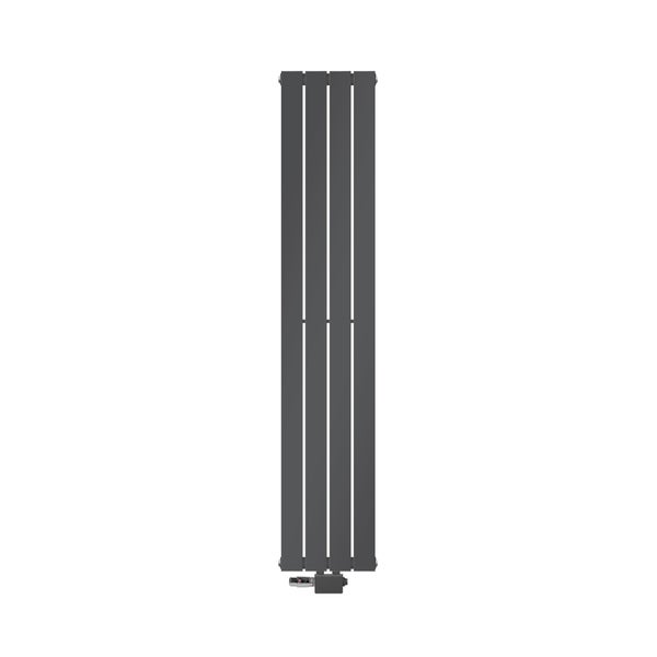 ML-Design Paneelheizkörper Einlagig 1600 x 300 mm Anthrazit Mittelanschluss Anschlussarmatur Universal Eck- Durchgangsform Multiblock Thermostat Badheizkörper Vertikal Designheizkörper Flachheizkörper