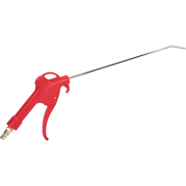 Druckluftpistole mit langem Ausblasrohr aus Metall