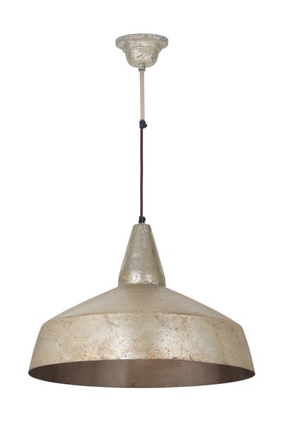 Loft Stil Hängelampe Modern in Gold Beige, Industrielle Vintage Pendellampe 33 cm | Wohnzimmer Esszimmer Leuchte
