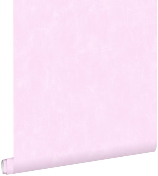 ESTAhome Tapete Kreidefarbe-Look Hellrosa - 53 cm x 10.05 m - 128002