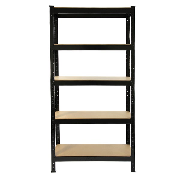4 x Monster Racking T-Rax 75cm Lagerregal Schwarz mit Gratis Gummihammer