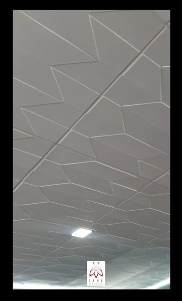 Paneelen aus reines Polystyrol XPS Styropor Deckenpaneelen Wandpaneelen 3mm dick - 50x50cm 0,25m² 0849