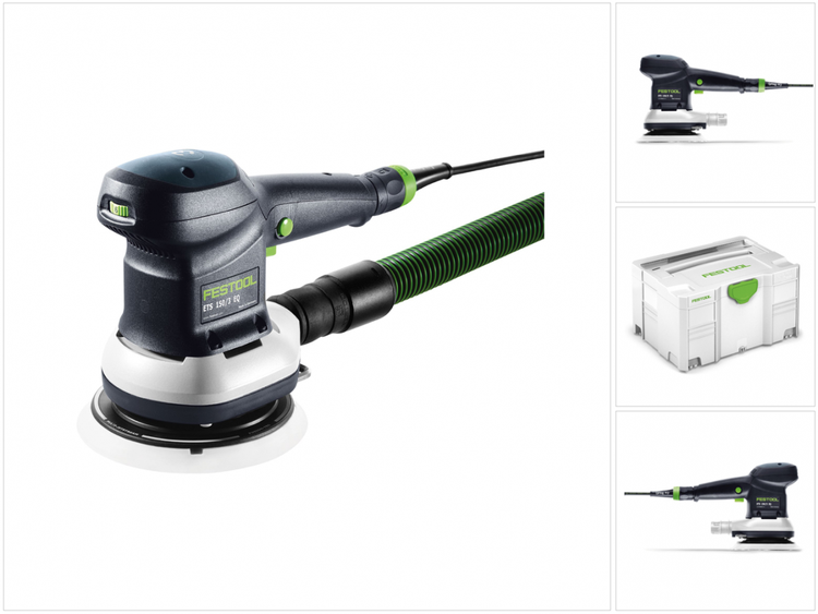 Festool ETS 150/3 EQ-Plus Exzenterschleifer 310W 3mm Hub im Systainer ( 575022 ) - neue Version von ( 571898 )