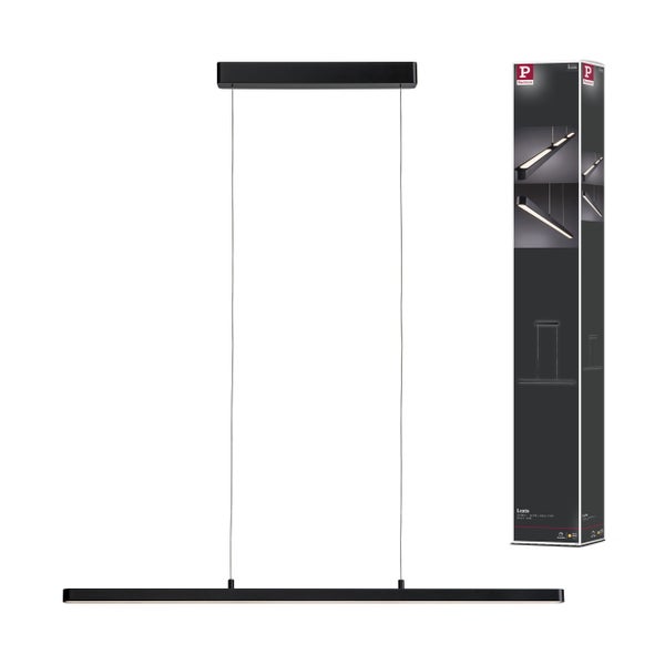 LED Pendelleuchte Lento 2700K 1800lm 42W Schwarz matt dimmbar
