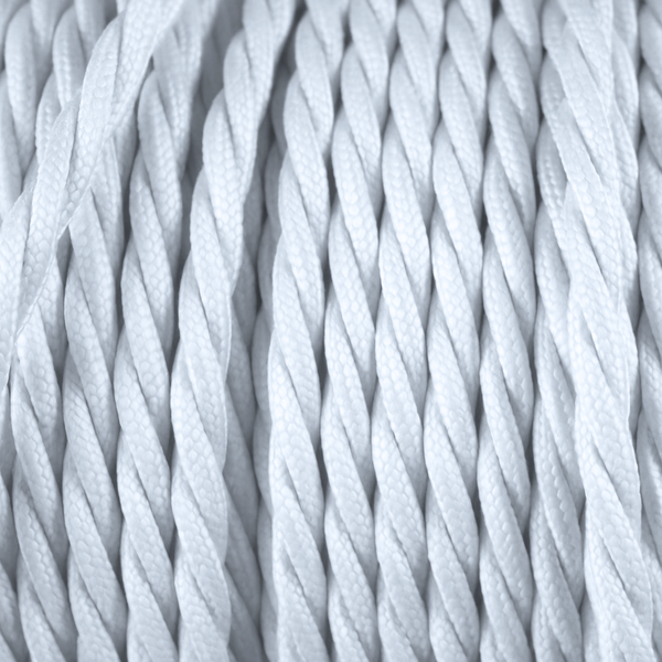 Gedrehtes Textilkabel auf einer Spule