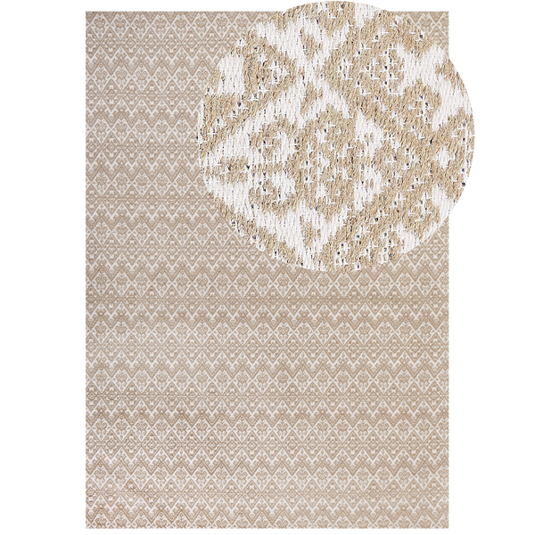 Teppich ATIMA Beige 160 x 230 cm Jute
