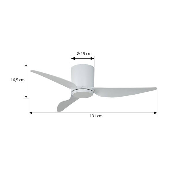 Lindby Aulo mit Leselampe (Modern) in Weiß aus Metall, Wohnzimmerleuchte
