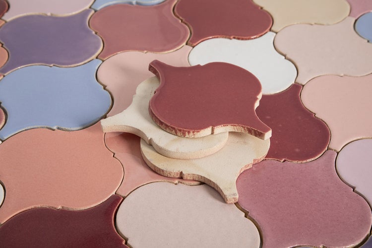 Marokkanische Fliesen im Ornamentmuster