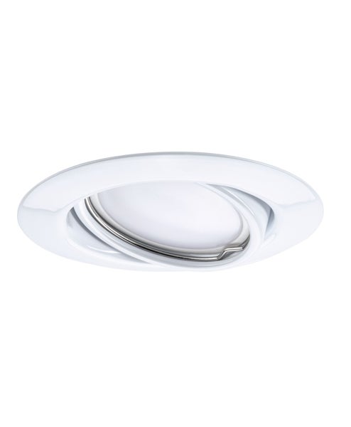 LED Einbauleuchte Base Einzelleuchte schwenkbar rund 90mm 20° GU10 5W 350lm 230V 3000K Weiß