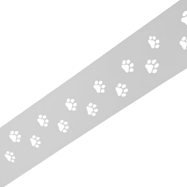 Dekorband mit Pfotenabdruckmuster