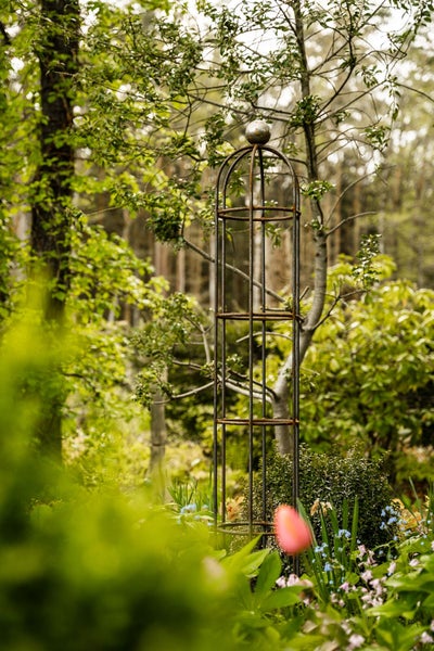 Obelisk Messina klein 29 x 140 cm massiver Rundstahl unbeschichtet